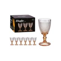 MAXHOME-Set 6 Copas cristal Puntos Agua 330 ml,copa  vidrio decoración puntos - details 0