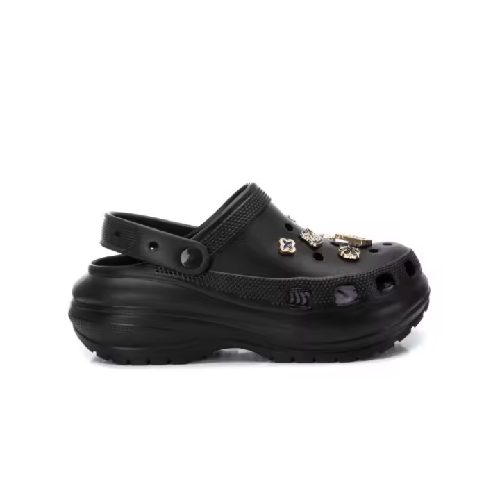 Sandalias Planas Xti 143888 Mujer Negro - 1