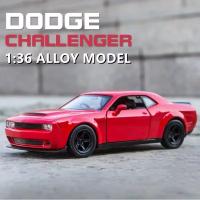 Modelo De Coche De Colección Diecast 1:36 Dodge Challenger SRT Demon Juguete Para Niños Con Retroceso Metal Sin Batería Regalo Ideal Para Amantes Del Automóvil - details 0