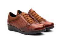 95567 cuero-beige y platino-nude Hecho en España Deportivos Mujer Piel Cordones Elásticos Cuña Numeración:35-41 Marca:JAM Estos son deportivos para mujer, en tonos marrones con variación de texturas. La puntera y los laterales exhiben cuero liso, mientras - details 14