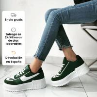 Eva Zorteon- Zapatillas Deportivas con plataforma para mujer,Marca Fashion Bella. - details 3
