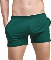 Shorts De Correr Para Hombre Active Algodón Entrenamiento En El Gimnasio Dormir Con Bolsillo Cintura Elástica Casual Pijama Jogger Uso Doméstico - details 1