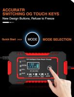 Cargador De Batería 12V6A Para Coche/Moto Con Pantalla Digital Protección Contra Inversión Adecuado Para Baterías De Plomo-Acidez Enchufe Europeo - details 0