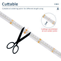 Tira De LED COB 5M 24V 6 Pines 12mm 840 Diodos RGB CCT WW CW 24 Volts Tira Flexível De Lâmpada Neon Para Decoração De Quarto - details 2