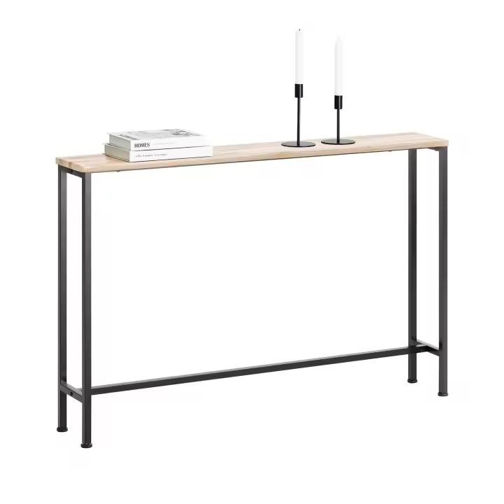 SoBuy Mesa de Entrada Recibidor Mesa de Consola 120 x 20 x 80 cm FSB19-XL-Z ES - 1