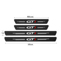 4Pcs Pegatinas De Coche Estriado De Fibra De Carbono Para Decoración Interior De Peugeot GT GTline 3008 308 T9 208 508 2008 Rifter 5008 - details 2