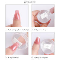 Kit De Plantillas Para Uñas LULAA Para Decoración DIY Estilo Francés Diseños Fáciles De Obtener Manicura Suministros De Uñas - details 4