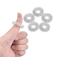 Set De 9 Piezas De Anillos Y Pulseras De Acupresión Para Masaje De Mano Y Muñeca Alivio Del Dolor Sensorial Espinoso Tamaño Medio Pequeño Grande - details 13