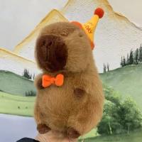 Muñeco De Peluche Capybara De 23 Cm/9.05 Pulgadas Anime Suave Juguete De Peluche Animal Regalo Perfecto Para Cumpleaños De Niños Suministro De Fiesta - details 5