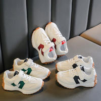 Zapatos Para Niños Y Niñas Suela De Goma Transpirables De Cuero PU Tenis Planos Para Bebés En Colores Rosa/Negro/Ceniza Tallas 21-36 - details 4