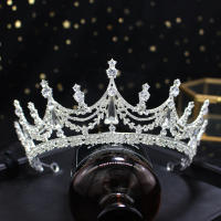 Diadema De Novia Barroco Lujo Geométrica Con Cristales Grandes Y Diamantes Para Baile De Graduación Y Bodas Accesorios De Cabello Para Mujeres - details 8