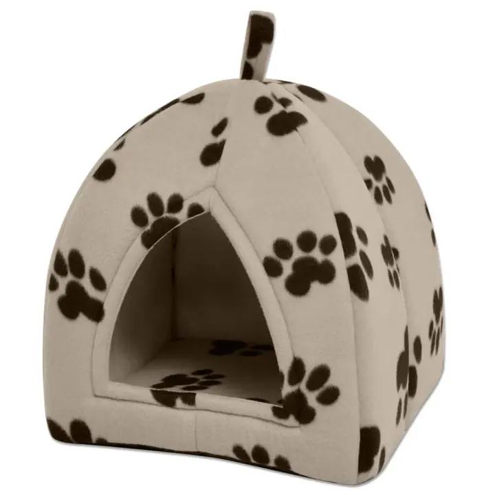 Cama cubo para gatos tamaño L beige - 1