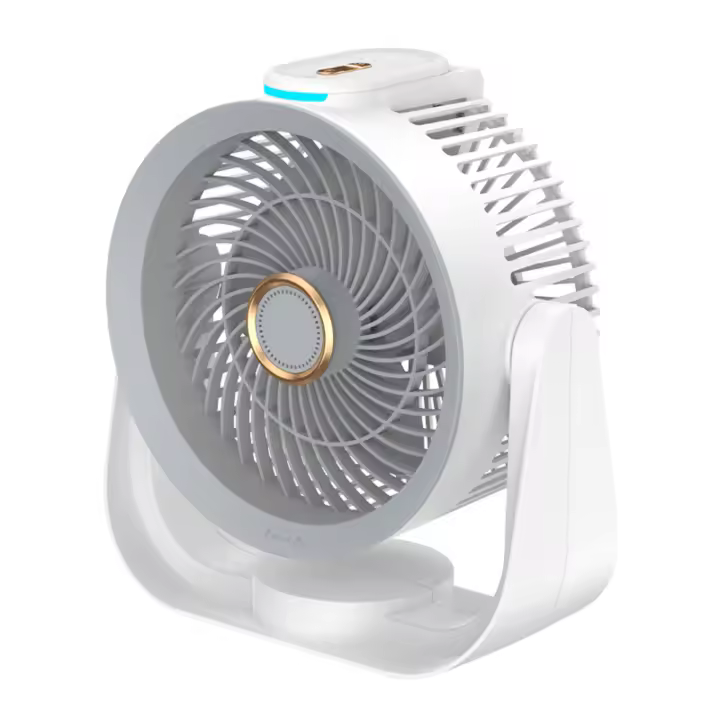 Ventilador Inteligente 3en1 2025: Control por Voz + Circulación 360 ° | 4 Modos Climáticos y Batería 48h, Carga Ràpida USB-C | Diseño Colgar/Columna/Mesa, silenciador &lt;25dB | Incluye Soporte Magnético + Kit Limpieza FREE | Oferta Exclusive Miravia - 1