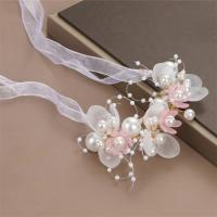 Diadema De Boda Bohemia Para Niñas Adorno De Cabello Con Perlas Y Flores Guirnalda De Novia Aro De Cabeza Joyería De Pelo Regalos Para Niños Estilo Moda Primavera Verano - details 23