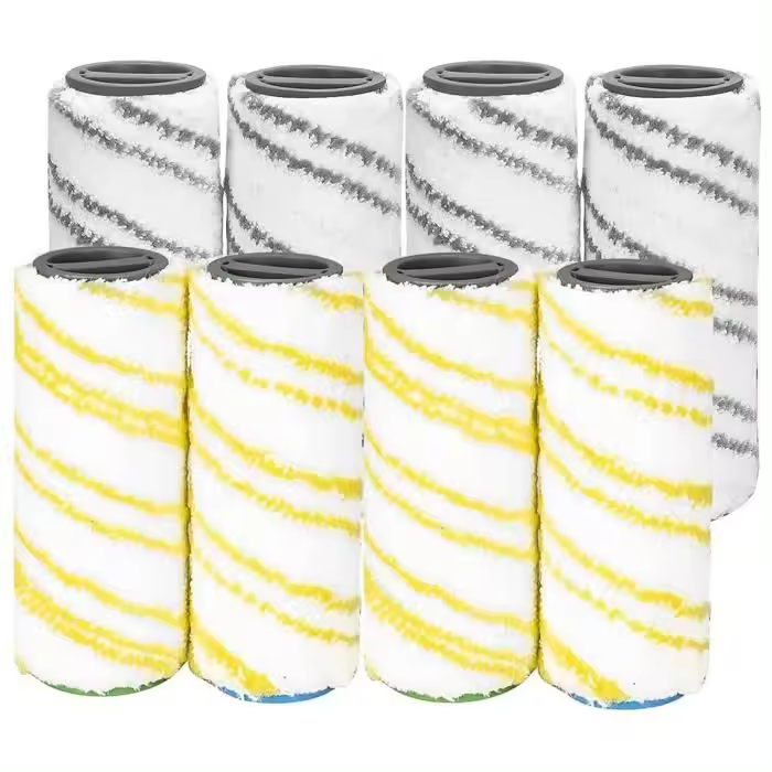 Juego de 8 rodillitos para Limpieza de suelo eléctrico Karcher FC7 FC5 FC3 FC3D 2.05-007. 0-2. 05-006. 0 - 1