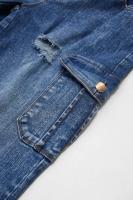Jeans De Mujer Destrozados Con Estiramiento Y Cierre Elástico Pantalones Cargo Casual Con Multípocket De Cintura Media Y Pierna Delgada T16 - details 8