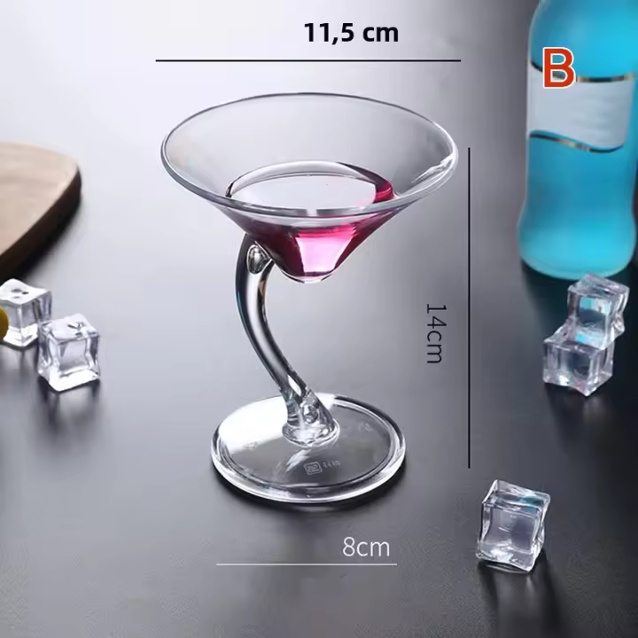Vaso De Acrylic Para Cocktail Inquebrantable Vino Rojo Jugo Y Bebida Para Fiesta Casamiento Hogar Bar Goblet Herramientas De Vino - 1