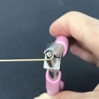 Aguja De Enredar Alambre Mini Herramienta De Oso Pardo 1/2Pcs Groove Medio Boca Redonda Herramienta Manual DIY - details 3