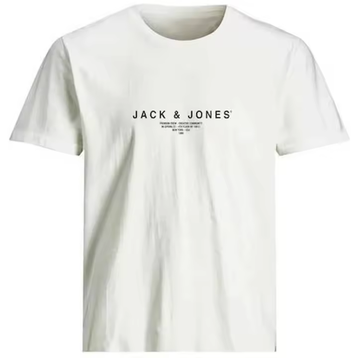 Camiseta de Manga Corta Jack&Jones Jprblaharris para hombre en color blanco - 1