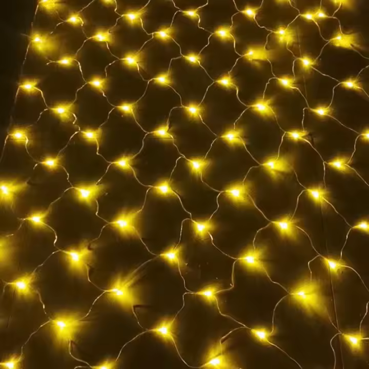 Luz De Encaje LED Para Cortina 3x2m 200led EU 220V Decoración De Jardín Exterior Navidad Boda Fiesta Accesorio De Hogar - 1