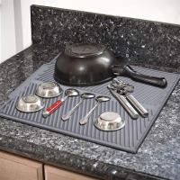 Protector De Fregadero Plegable Antideslizante De Goma Suave Y Aislada Para Cocina Moderno Estilo Silicona Rectangular - details 5