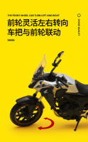 Modelo De Motocicleta De Escala 1:12 Honda CB400X MSZ CCA Aleación De Base De Metal Juguete Regalo Estático De Motocicleta De Colección - details 3