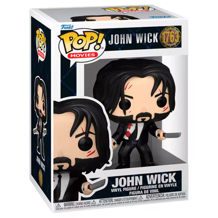 Figura Pop John Wick With Dual Knives-Figura de Vinilo Coleccionable - Idea de Regalo- Mercancia Oficial - Juguetes para Niños y Adultos - Movies Fans - Muñeco para Coleccionistas y Exposición - 1