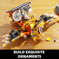 Conjunto De Bloques Mecánicos De 606 Piezas En Estilo Steampunk Oso Constructible Creativo Regalo De Navidad Para Escritorio Para Niños De 6 a 12 Años - details 6