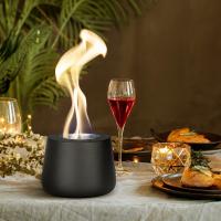 Chimenea de Mesa para alcantarillado interior: Mini Mesa personal para Fogata de Fuego, Cuenco de llama con alcohol - details 4