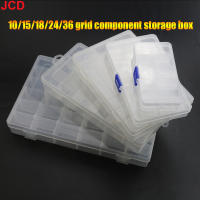 Caja De Almacenamiento Portátil Transparente Organizador De Plástico Con Cubierta Para Joyería Pendientes Tornillos Piezas 10/15/18/24/36 Cajas - details 2