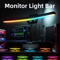 Lámpara De Escritorio RGB LED Para Pantalla De PC Luz De Lectura USB Control De Intensidad Sin Salto Soporte Para Colgar - details 5