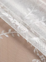 Mantel De Encaje Blanco Redondo Con Patrón De Flor Y Vinado Para Decoración De Sala De Estar Y Comedor Estilo Coreano 100% Poliéster - details 6
