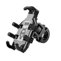 Soporte Universal Para Móvil Con Ocho Garra Para Motocicleta Scooter ATV Bicicleta E-bike Base De Teléfono Móvil De Alta Calidad - details 2