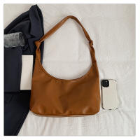 Bolso De Hombro Grande Y De Gran Capacidad Vintage 2025 Para Mujeres Bolso Cruzado De Moda Y Sencillo Con Una Corredera En Colores Negro Rojo Vino Plata Marrón Y Blanco - details 19
