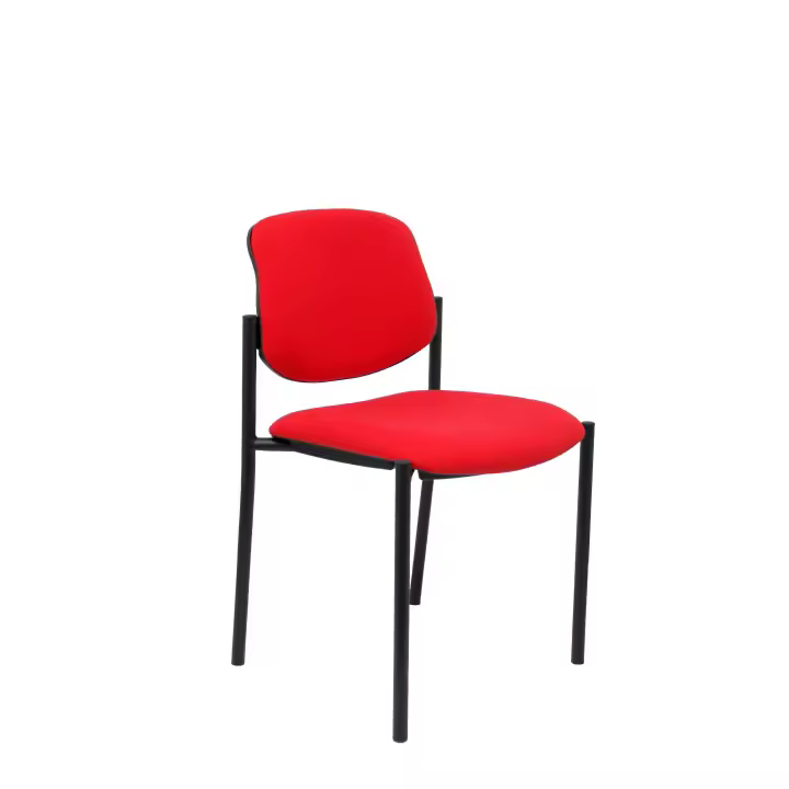 Piqueras Y Crespo Silla Villalgordo Bali Rojo para Oficina y Hogar - 1