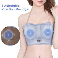 Sujetador De Masaje Para El Pecho Con Vibración Instrumento De Mejora Del Seno Alwafore PU+Cotton Linen Relajación Y Masaje Para El Breast - details 0