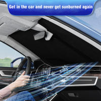 Parasol De Sol Para Coche 70x140cm Doble Capa De Protección Solar Y Aislante Para Interior Plegable Para Ventanas Y Parabrisas - details 9