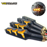 Luces De Señalización LED Para Motocicleta Con Flujo De Agua Y Relé Integrado Luces De Giro Bendibles Indicador De Cola 12V ABS - details 0