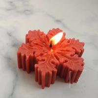 Molde De Hielo De Navidad En Forma De Copo De Nieve De Silicona Para Velas Y Sabores Herramientas De Decoración De Caramelos Y Chocolate Tamaño 8x8x3cm - details 4