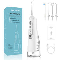 Irrigador Oral USB Recargable Jet De Agua Dental 310ML Tanque De Agua IPX7 Impermeable Limpieza De Dientes Viajera Portátil Para Adultos - details 0