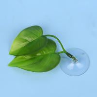 Planta Artificial Para Acuario Hojas Decorativas Para Descanso Y Reproducción De Betta Decoración De Juguete Para Peces Tamaño Único - details 6