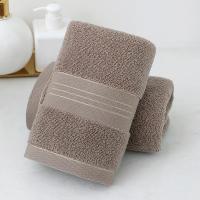Toalla Universal De Algodón Gruesa Y Altamente Absorbente Para Adultos Y Niños Color Sólido Amigable Con La Piel Para Baño - details 6