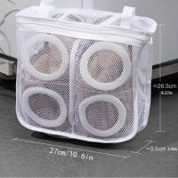Bolsa De Limpieza Para Zapatos Portátil Malla Para Máquina De Lavado Antideformación Con Cierre De Cremallera Para Viajes Almacenamiento De Ropa Y Zapatos - details 5