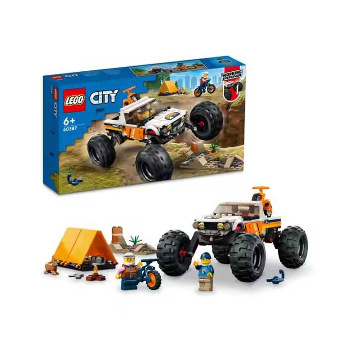 LEGO City Great Vehicles 60387 Todoterreno 4x4 Aventurero edad a partir de 6 años 23L60387 - 1