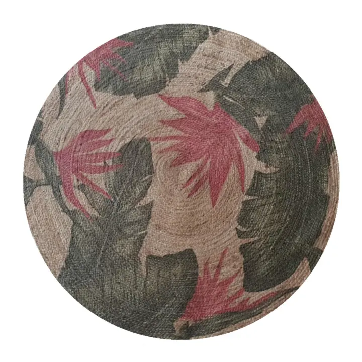Parentesi Quadra  -  ALFOMBRA YUTE TROPICAL ROSA - 1