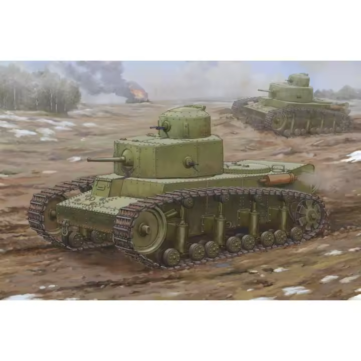HOBBY BOSS 83887 T-12 SOVIÉTICA MEDIO TANQUE 1/35 KIT - 1