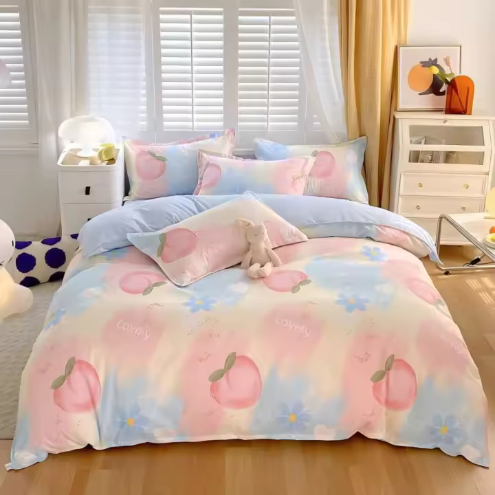 Juego de Funda Nórdica 4 Piezas de Algodón Alta Calidad Juego de Ropa de Cama- Dibujo Elegante - Varios Tamaños Disponibles - 1
