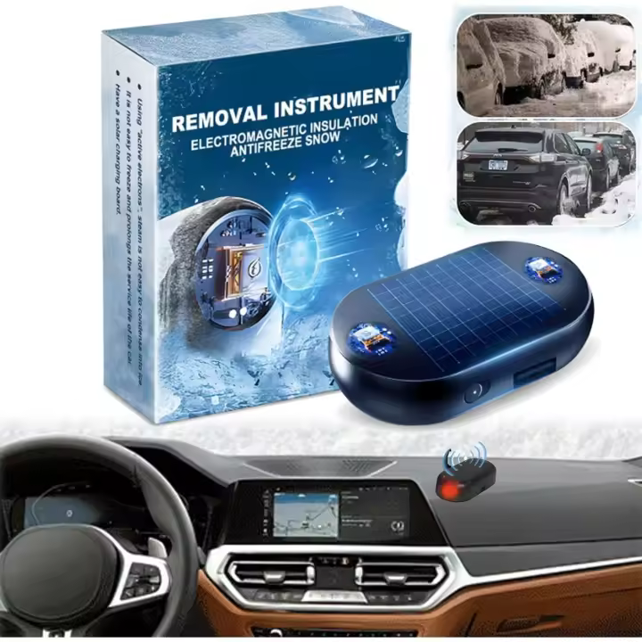 Dispositivo electromagnético anticongelante para quitar la nieve del coche, ambientador electromagnético para quitar la nieve del coche, instrumento anticongelante para quitar la nieve 2025, descongelador electromagnético anticongelante para coche - 1