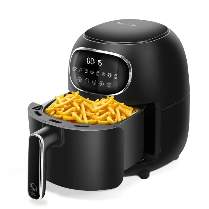 Taylor Swoden Freidora de Aire sin Aceite 3L, 1300W, Pantalla LED Táctil, 8 Menús de Cocinado Preestablecidos. Cesta antiadherente. Diseño Compacto. - 1
