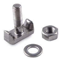 Conectores De Terminal De Batería De Acero Inoxidable T-Bolts Conectores De Cable Tornillos Para Batería Accesorios Para Coche - details 1